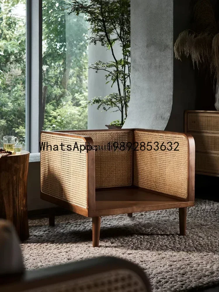 solid wood rattan sofa B & B leisure wabi-sabi wind living room small apartment
solid wood rattan sofa B & B leisure wabi-sabi wind living room small apartment