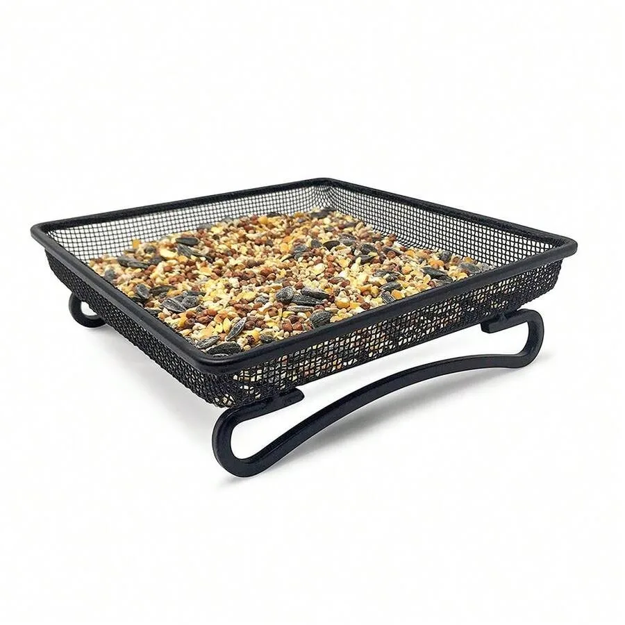 Ground Bird Feeder Tray For Outdoors Metal Platform Mesh Seed Tray, Weather Resistant Backyard Bird Feeder, Garden Yard Decorat
Ground Bird Feeder Tray For Outdoors Metal Platform Mesh Seed Tray, Weather Resistant Backyard Bird Feeder, Garden Yard Decorat