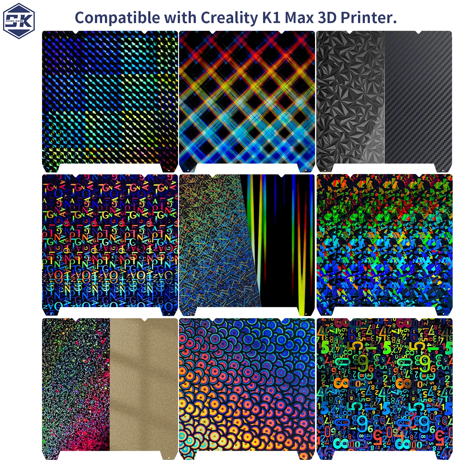 315x310 мм K1 Max Ender 3 S1 Plus Сборная пластина Лист PEI Гладкая текстурированная съемная гибкая пружинная магнитная кровать
315x310 мм K1 Max Ender 3 S1 Plus Сборная пластина Лист PEI Гладкая текстурированная съемная гибкая пружинная магнитная кровать