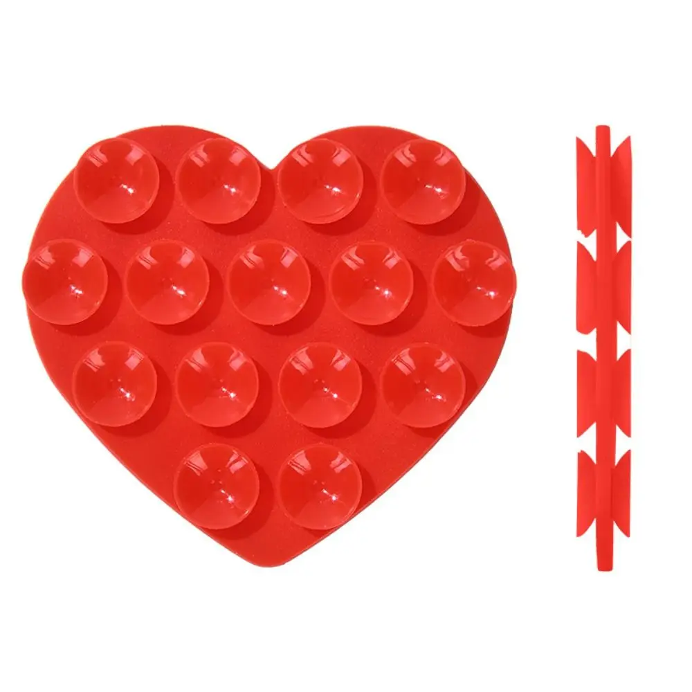Heart-shape Suction Cup Bracket Silicone Sucker Washable Mobile Phone Fixed Pad Hand-Free Strong Adsorption Sucker Support
Heart-shape Suction Cup Bracket Silicone Sucker Washable Mobile Phone Fixed Pad Hand-Free Strong Adsorption Sucker Support
