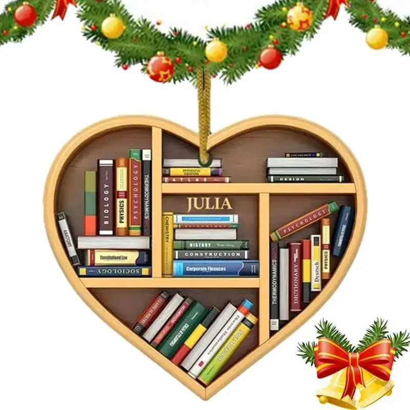 Christmas Ornaments For Librarian Creative Fashionable Bookworm Reading Ornaments Lovers Heart Ornament Cute 2D Bookworm
Christmas Ornaments For Librarian Creative Fashionable Bookworm Reading Ornaments Lovers Heart Ornament Cute 2D Bookworm