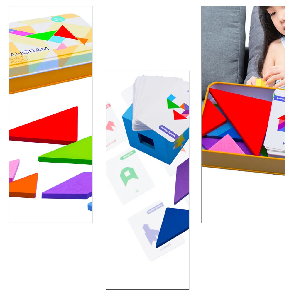 1 Set Wooden Tangram Jigsaw Puzzle Colorful Educational Early Learning Kids Gift Fun Shape Recognition Block Tangram Puzzle
1 Set Wooden Tangram Jigsaw Puzzle Colorful Educational Early Learning Kids Gift Fun Shape Recognition Block Tangram Puzzle