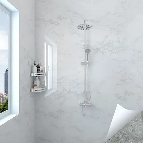 Wallpaper for Walls In Rolls Formaldehyde-free Bathroom Waterproof Sticker Toilet Wall Renovation Moisture-proof Wall Stickers