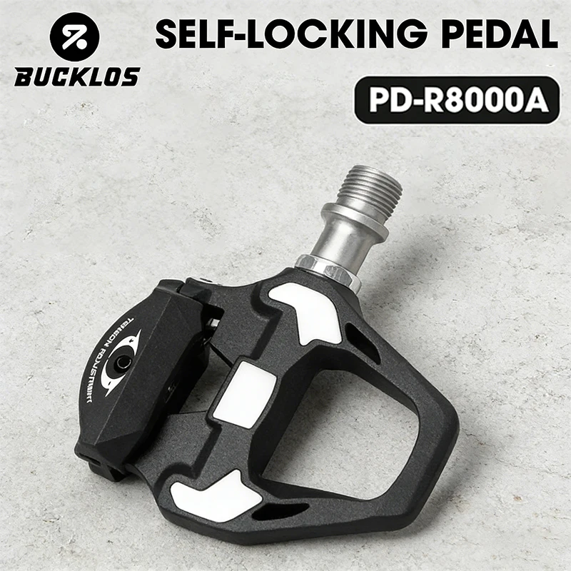 BUCKLOS PD-R8000 Road Bike Pedals for SPD-SL Clipless Pedal with Cleat Ultralight Titanium Spindle Bicycle Pedals Cycling Parts
BUCKLOS PD-R8000 Road Bike Pedals for SPD-SL Clipless Pedal with Cleat Ultralight Titanium Spindle Bicycle Pedals Cycling Parts