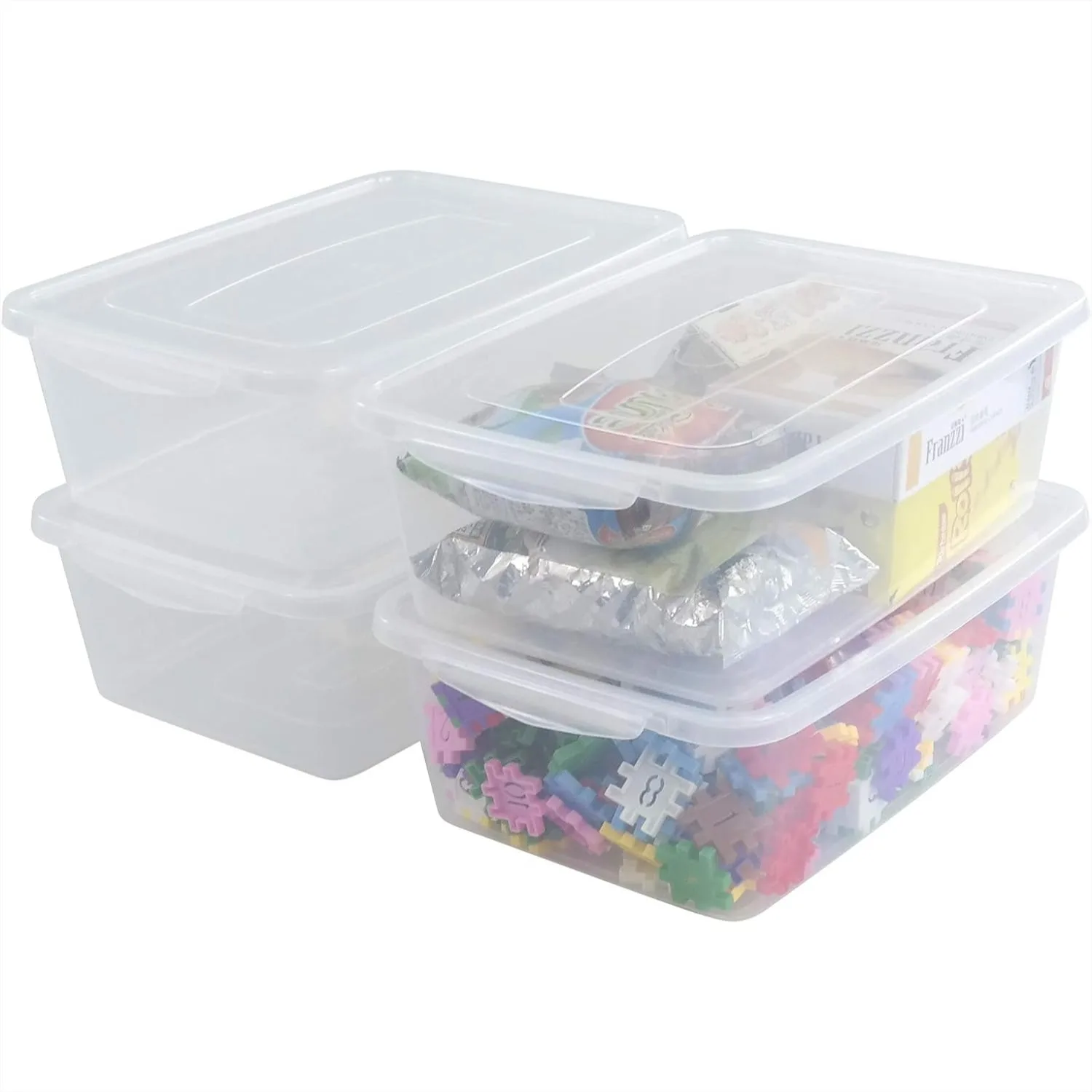 Clear Storage Bin with Lid, 14 Quart Plastic Latching Box Set of 4, Stackable Shoe Containers for Home Organization
Clear Storage Bin with Lid, 14 Quart Plastic Latching Box Set of 4, Stackable Shoe Containers for Home Organization