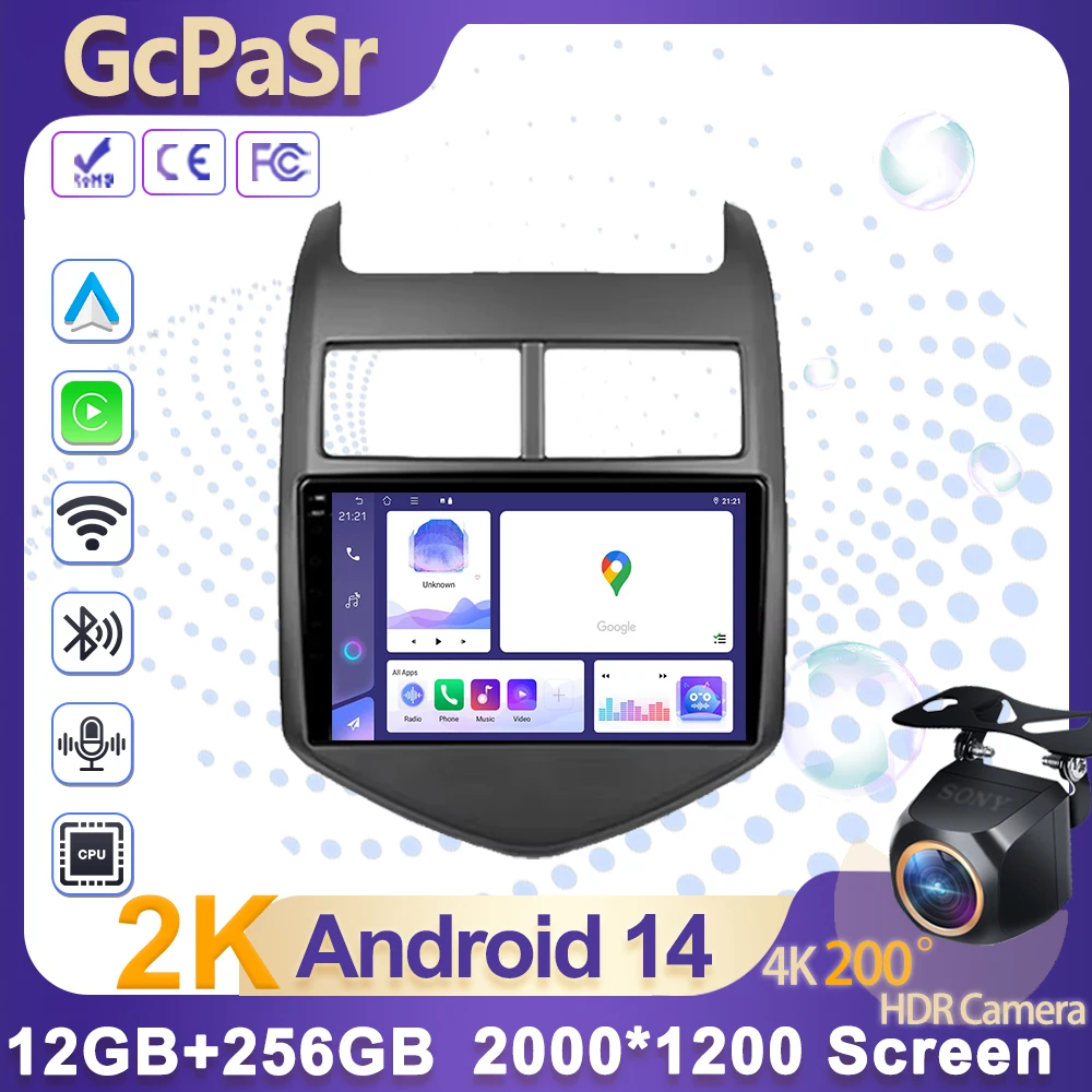 Android 14 Car Radio for Chevrolet Aveo 2 Sonic T300 20112012 2013- 2015 Multimedia Naviagtion Player 2 Din Carplay Head Unit
Android 14 Car Radio for Chevrolet Aveo 2 Sonic T300 20112012 2013- 2015 Multimedia Naviagtion Player 2 Din Carplay Head Unit