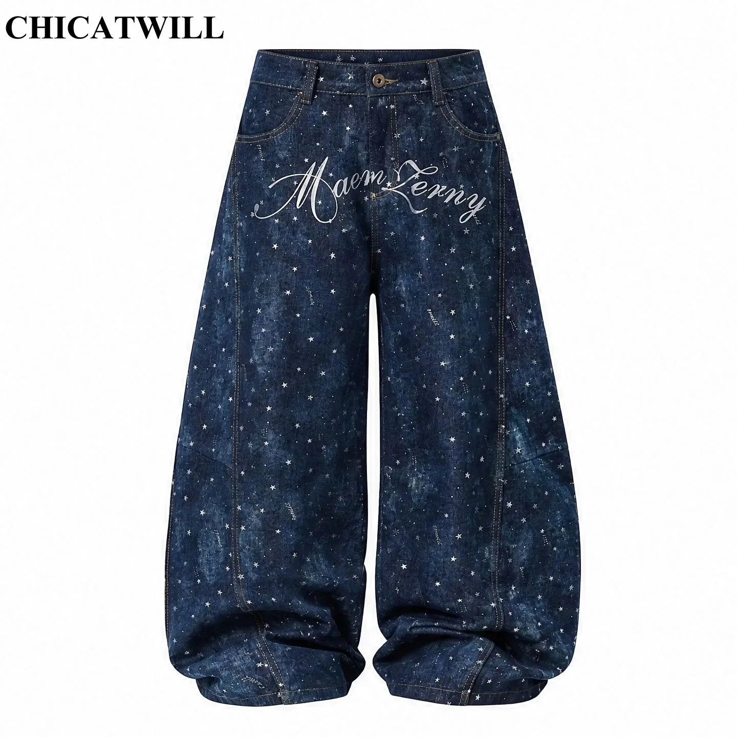 CHIC Streetwear Baggy Jeans for Women Vintage Gradient Starry Sky Stars Retro Denim Pants Men Straight Pants Wide Leg Trousers
CHIC Streetwear Baggy Jeans for Women Vintage Gradient Starry Sky Stars Retro Denim Pants Men Straight Pants Wide Leg Trousers