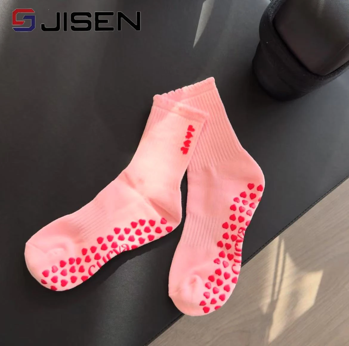 Manufacturer New Custom Logo Breathable Non-slip Cotton Anti-skid Grip Valentine's Day Crew Women Indoor Yoga Pilates Socks
Manufacturer New Custom Logo Breathable Non-slip Cotton Anti-skid Grip Valentine's Day Crew Women Indoor Yoga Pilates Socks