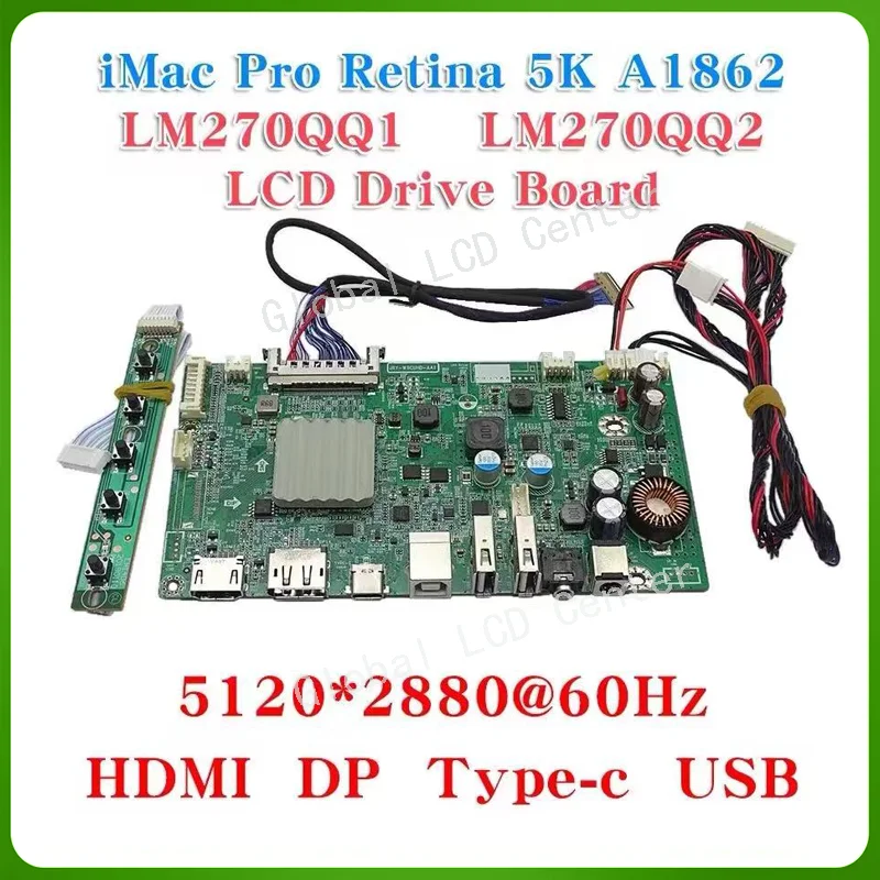 ToneTaskin JRY-W9CUHD-AA1 для iMac 5K A1419 ЖК-дисплей LM270QQ1/QQ2 плата драйвера DP HDMI2.0 60 Гц 10 байт 5120X2880 DIY монитор
ToneTaskin JRY-W9CUHD-AA1 для iMac 5K A1419 ЖК-дисплей LM270QQ1/QQ2 плата драйвера DP HDMI2.0 60 Гц 10 байт 5120X2880 DIY монитор