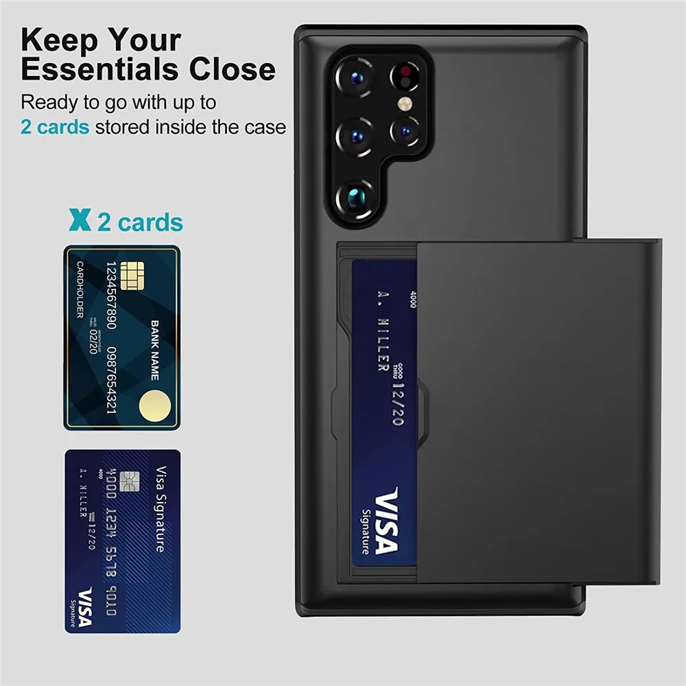 Slide Armor Wallet Card Slot Case For Samsung Note 20 10 9 For Samsung Galaxy S23 Ultra S22 S21 S20 S10 5G S9 S8 Case Cover
Slide Armor Wallet Card Slot Case For Samsung Note 20 10 9 For Samsung Galaxy S23 Ultra S22 S21 S20 S10 5G S9 S8 Case Cover