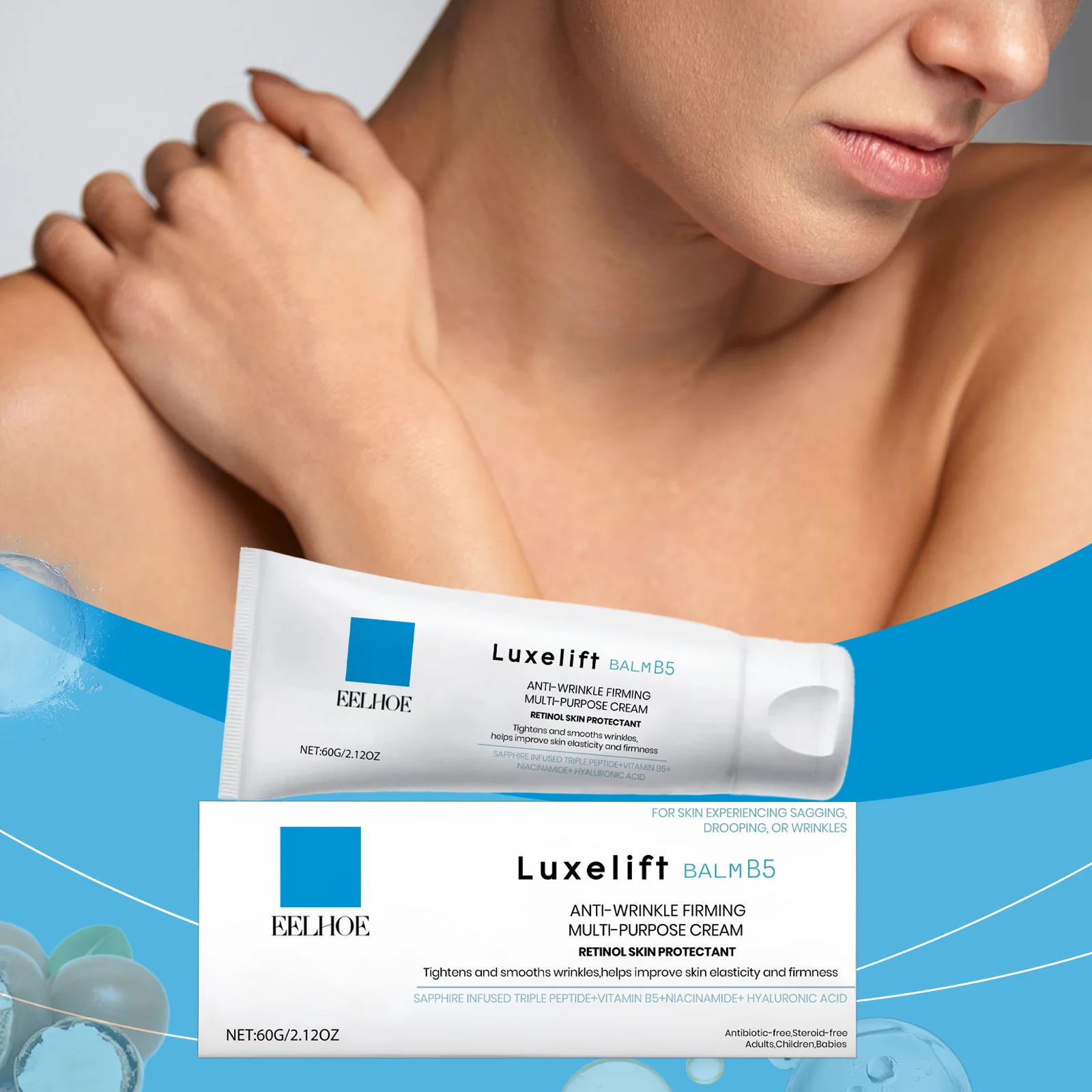 Lightweight Body Butter Cream, Intensely Hydrating and Firming, Enhancing Skin Elasticity and Smoothing Fine Lines and Wrinkles
Lightweight Body Butter Cream, Intensely Hydrating and Firming, Enhancing Skin Elasticity and Smoothing Fine Lines and Wrinkles