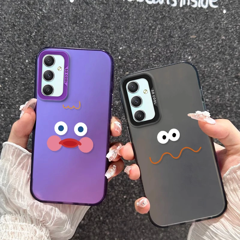 Big eyes and red mouth For Samsung Galaxy A15 A54 A55 5G A51 A50 A24 35 72 4G A71 A53 A31 A32 A25 A73 A33 A22A 52S Phone Case
Big eyes and red mouth For Samsung Galaxy A15 A54 A55 5G A51 A50 A24 35 72 4G A71 A53 A31 A32 A25 A73 A33 A22A 52S Phone Case
