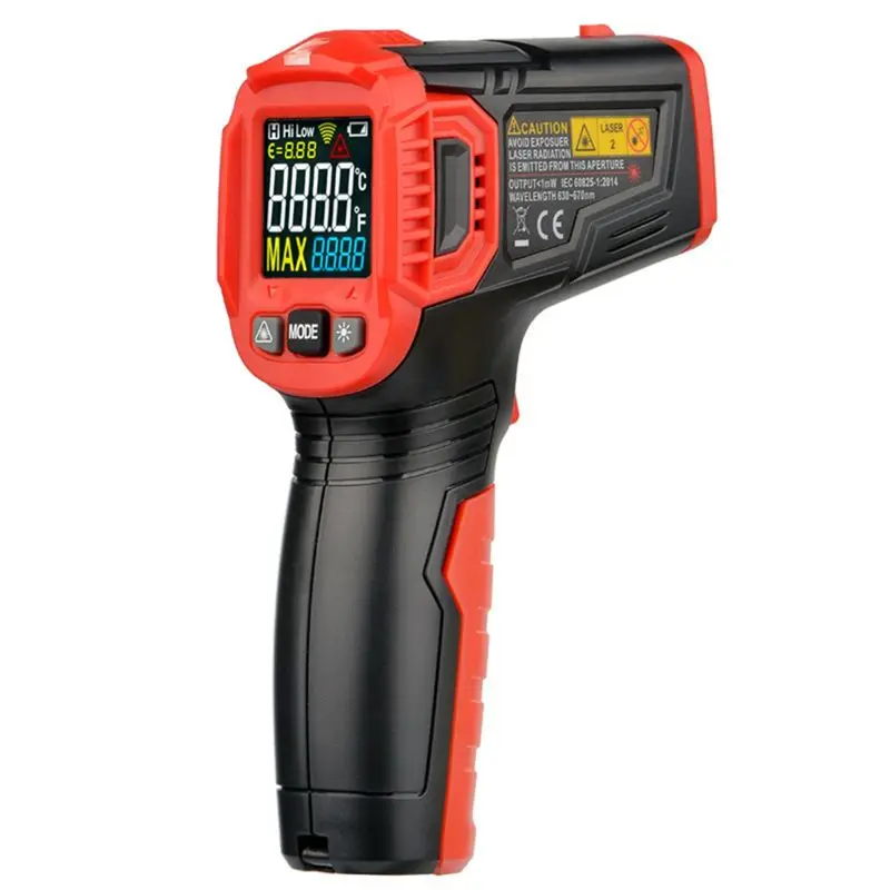 A33R-MAYILON HT650A Non Contact Thermometer Infrared Industrial Thermometer Multifunctional Temperature Thermometer
A33R-MAYILON HT650A Non Contact Thermometer Infrared Industrial Thermometer Multifunctional Temperature Thermometer