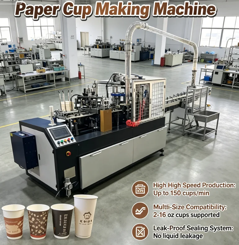 Customized High-Speed Automatic Disposable Paper Cup Making Machine PLC-controlled With Motor Pump Engine Core Components For Pa
Customized High-Speed Automatic Disposable Paper Cup Making Machine PLC-controlled With Motor Pump Engine Core Components For Pa