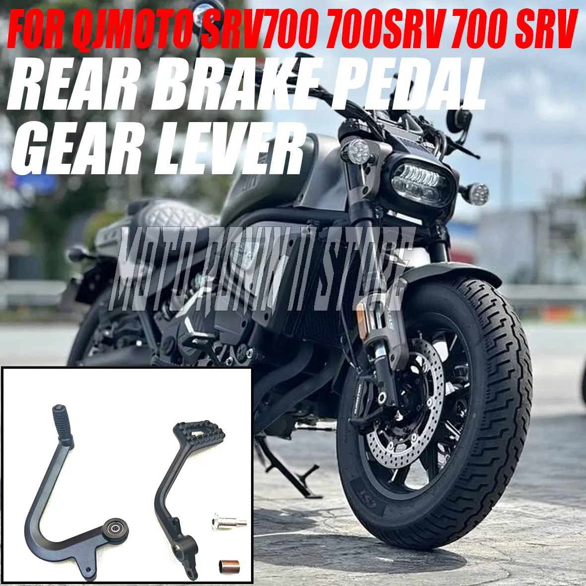 Rear Brake Pedal Gear Lever Brake Assembly Motorcycle Accessories Brand New Suitable for QJ MOTOR SRV 700 700 SRV
Rear Brake Pedal Gear Lever Brake Assembly Motorcycle Accessories Brand New Suitable for QJ MOTOR SRV 700 700 SRV