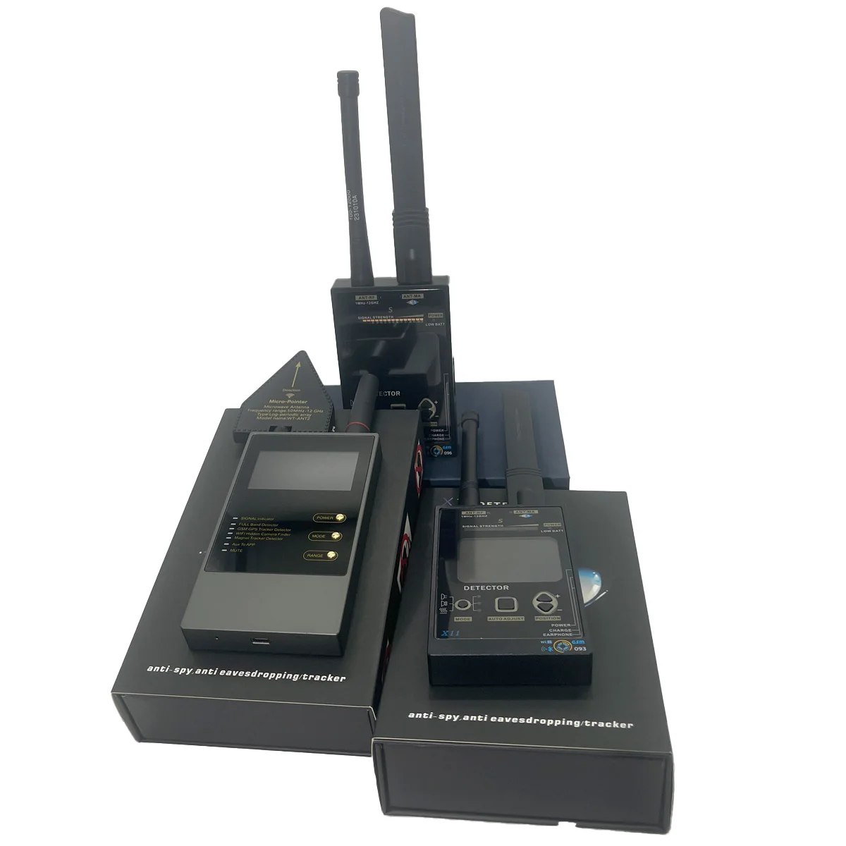 Professional RF Signal Detector for Hidden Camera GPS Tracker, 6 Modes Anti Spy gadgets Device with APP for Car Office Travel
Professional RF Signal Detector for Hidden Camera GPS Tracker, 6 Modes Anti Spy gadgets Device with APP for Car Office Travel