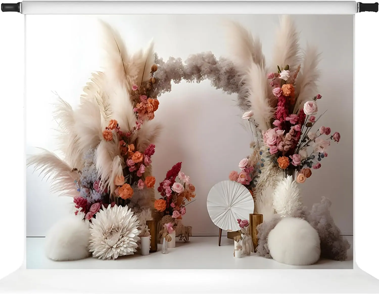 Boho Flowers Photography Backdrop 1St Birthday Arch Floral White Wall Photoshoot Background Photographic Studio Photo Props
Boho Flowers Photography Backdrop 1St Birthday Arch Floral White Wall Photoshoot Background Photographic Studio Photo Props