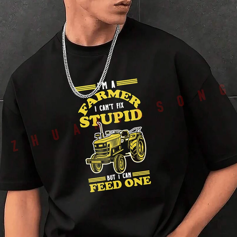 I M A Farmer I Cant Fix Men's Print T-Shirt Fashionable Casual Street Style Suitable For Travel And Sports Tshirt Tee
I M A Farmer I Cant Fix Men's Print T-Shirt Fashionable Casual Street Style Suitable For Travel And Sports Tshirt Tee