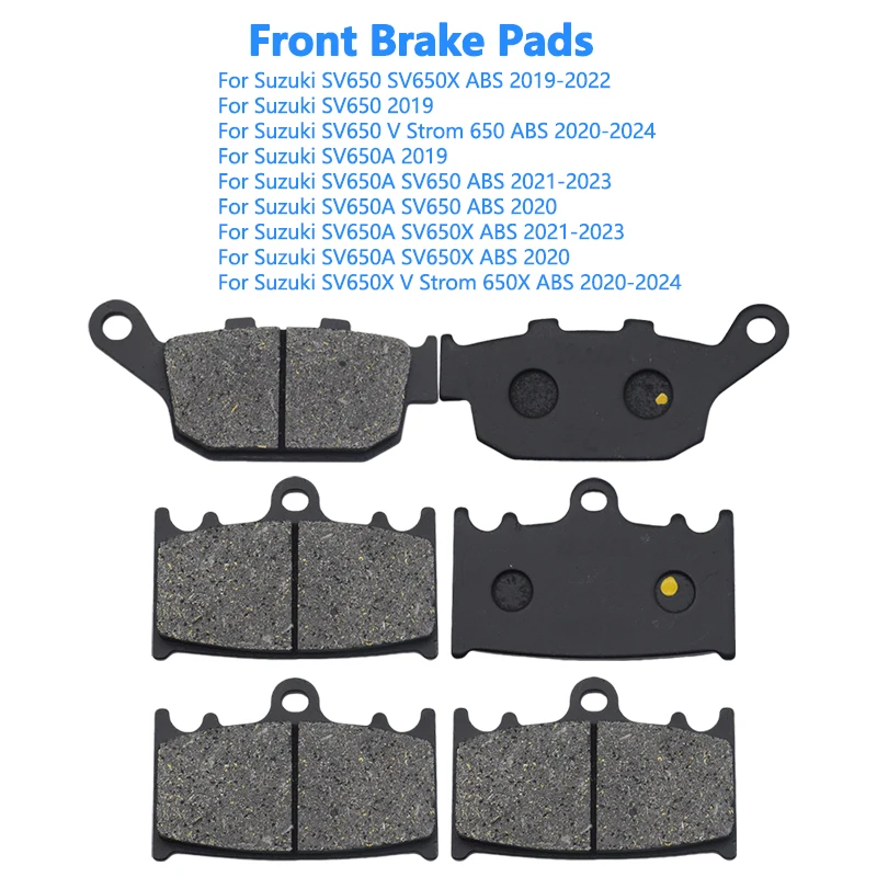 For Suzuki SV650 SV650X ABS V Strom 650 ABS SV650A SV650X Motorcycle Accessories Front Rear Brake Pads Kit Set High Quality
For Suzuki SV650 SV650X ABS V Strom 650 ABS SV650A SV650X Motorcycle Accessories Front Rear Brake Pads Kit Set High Quality