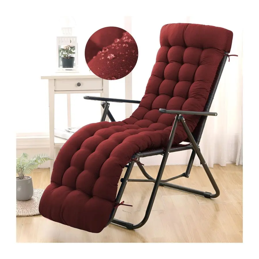 Подушка для шезлонга, водонепроницаемая подушка для кресла с нулевой гравитацией с завязками, 66x21x4 дюйма, для уличного шезлонга
Подушка для шезлонга, водонепроницаемая подушка для кресла с нулевой гравитацией с завязками, 66x21x4 дюйма, для уличного шезлонга