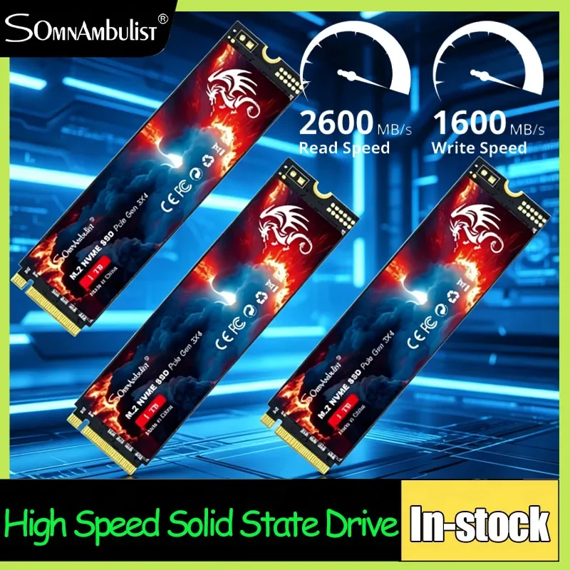 SomnAmbulist M.2 NVMe SSD PCIe3.0 2280 128GB 256GB 512GB 1TB Internal Solid State Drive For Laptop Desktop Gaming PC
SomnAmbulist M.2 NVMe SSD PCIe3.0 2280 128GB 256GB 512GB 1TB Internal Solid State Drive For Laptop Desktop Gaming PC