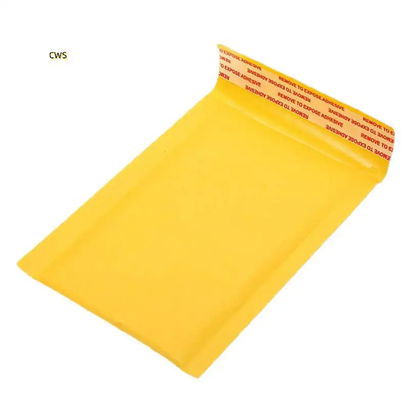400Pc/Lot Thickened Kraft Paper Bubble Envelopes Bags Mailers Padded Shipping Envelope With Bubble Mailing Bag 15X18cm
400Pc/Lot Thickened Kraft Paper Bubble Envelopes Bags Mailers Padded Shipping Envelope With Bubble Mailing Bag 15X18cm