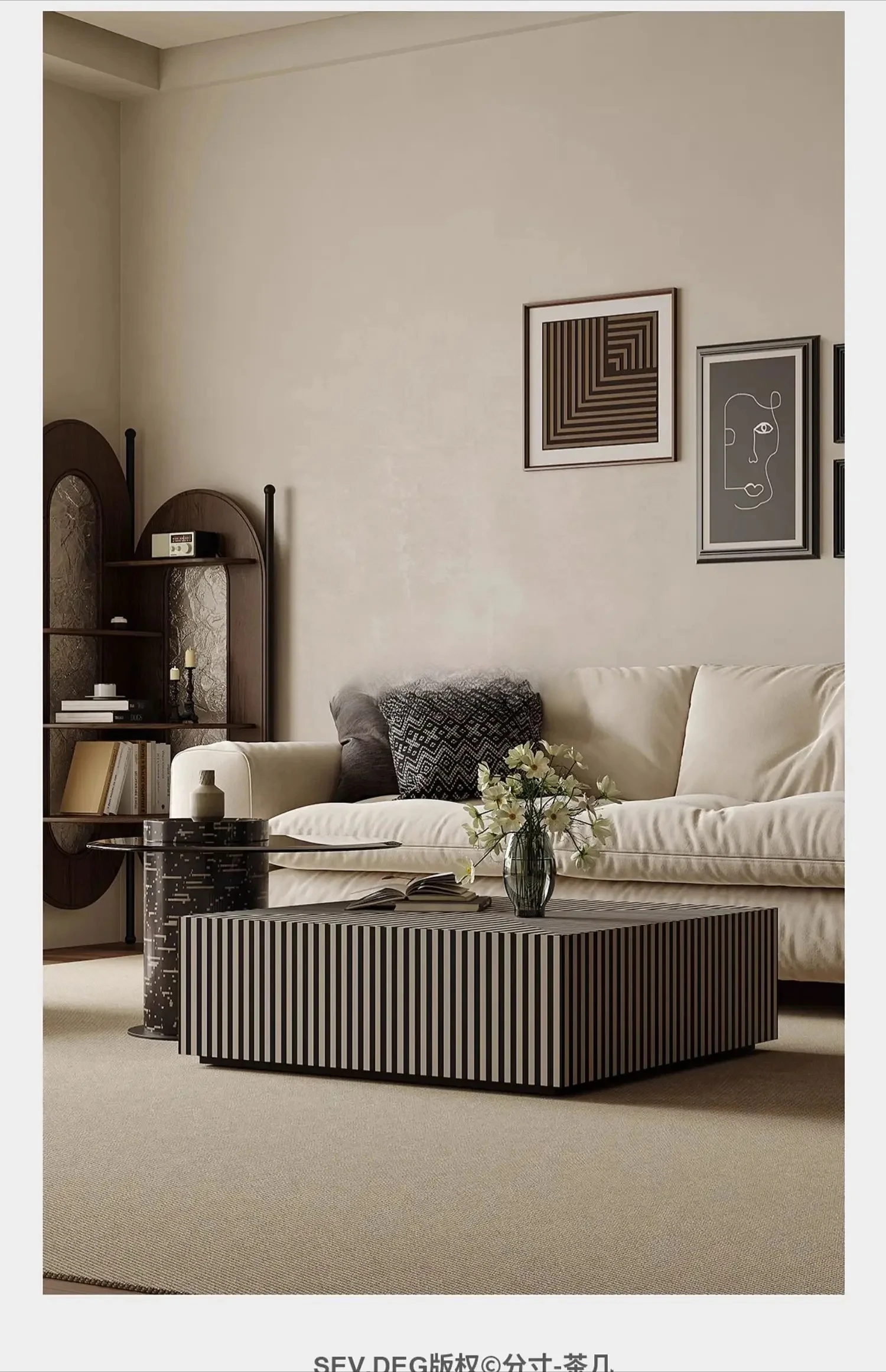 Zebra Pattern Tea Table Combination Small Apartment Sense Art Square Coffee Table Retro
Zebra Pattern Tea Table Combination Small Apartment Sense Art Square Coffee Table Retro