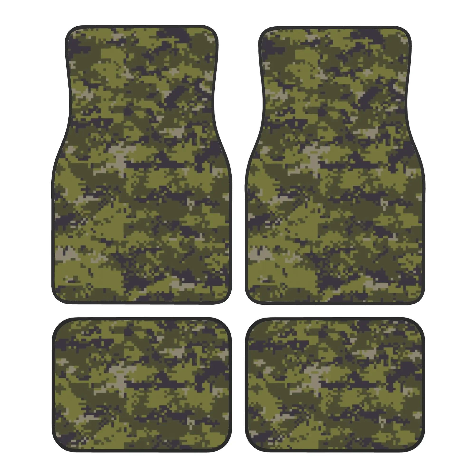 4PCS Crystal Velvet Car Floor Mats Digital Camo Color Green Swiss Camouflage Anti Slip Universal Auto Front And Rear Foot Mats
4PCS Crystal Velvet Car Floor Mats Digital Camo Color Green Swiss Camouflage Anti Slip Universal Auto Front And Rear Foot Mats
