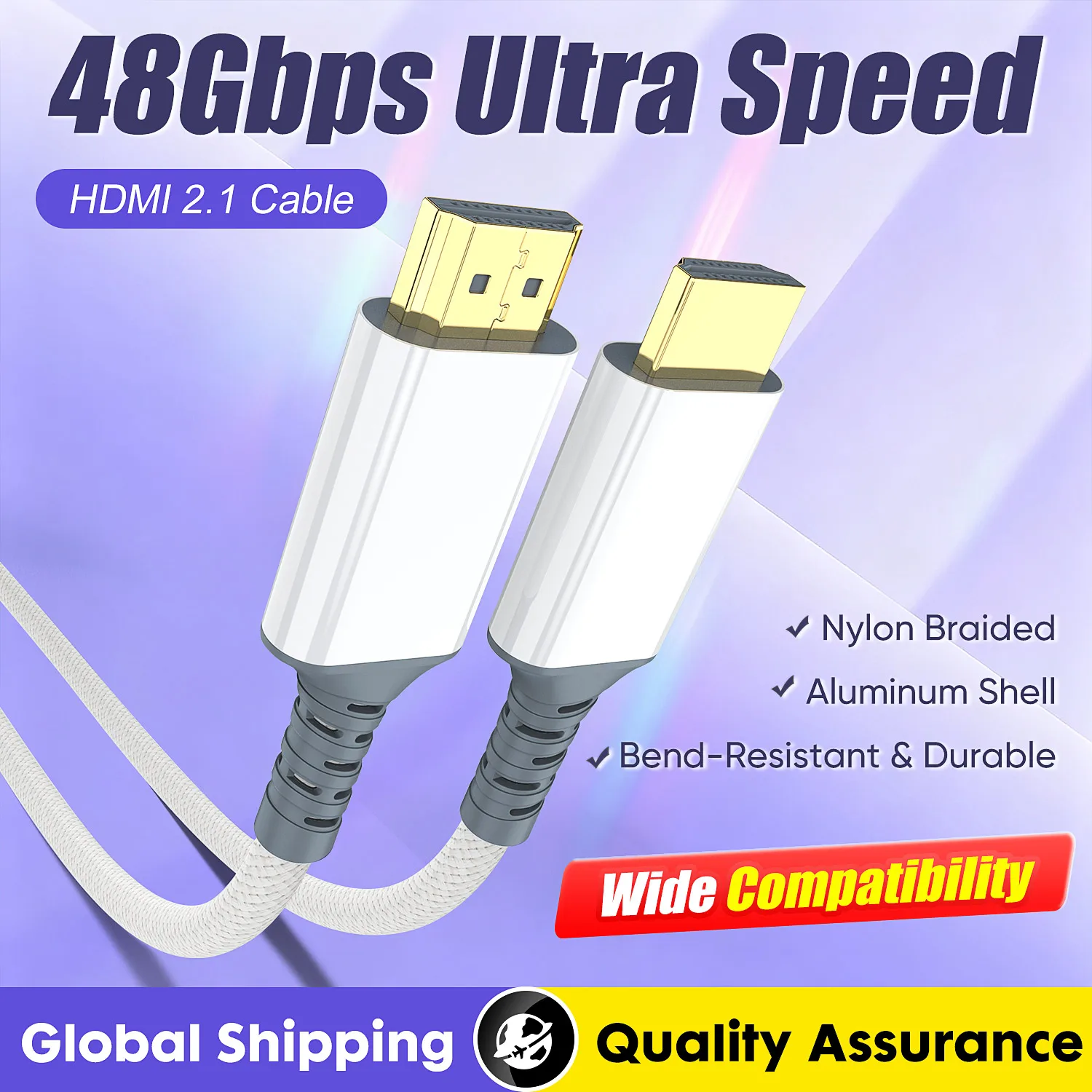 1m 2m 3m 5m 7m Hdmi 8K White Male To Male 8k 60HZ Support Data Transfer USB Cable Fast Charging Cable
1m 2m 3m 5m 7m Hdmi 8K White Male To Male 8k 60HZ Support Data Transfer USB Cable Fast Charging Cable