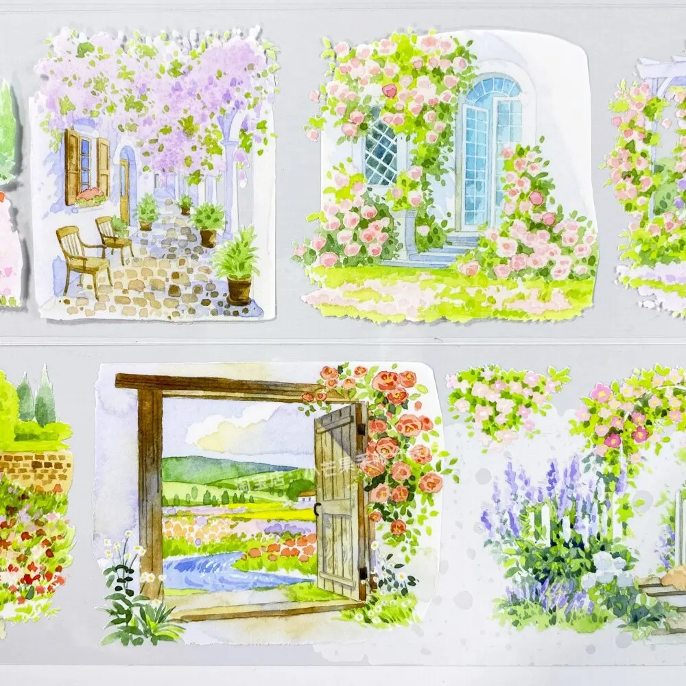 pet tape OKMT Spring Garden Picnic Flower Green Decorative Stickers Pre Cut DIY Scrapbook Phone Case Laptop Kids Craft
pet tape OKMT Spring Garden Picnic Flower Green Decorative Stickers Pre Cut DIY Scrapbook Phone Case Laptop Kids Craft