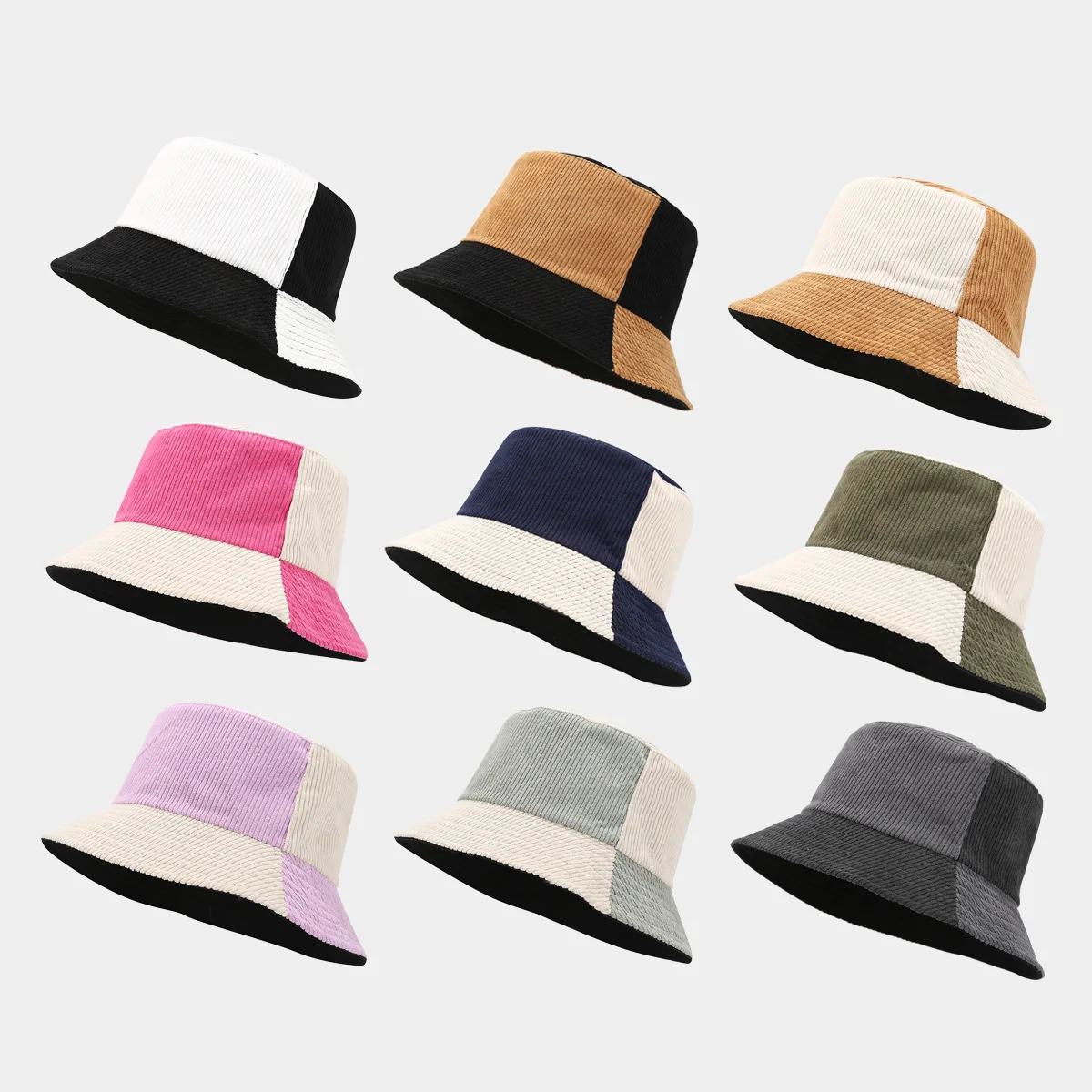 Women's Bucket Hats American Retro Contrasting Color Harajuku Simple Versatile Corduroy Fisherman Hats Large Brim Caps For Girl
Women's Bucket Hats American Retro Contrasting Color Harajuku Simple Versatile Corduroy Fisherman Hats Large Brim Caps For Girl