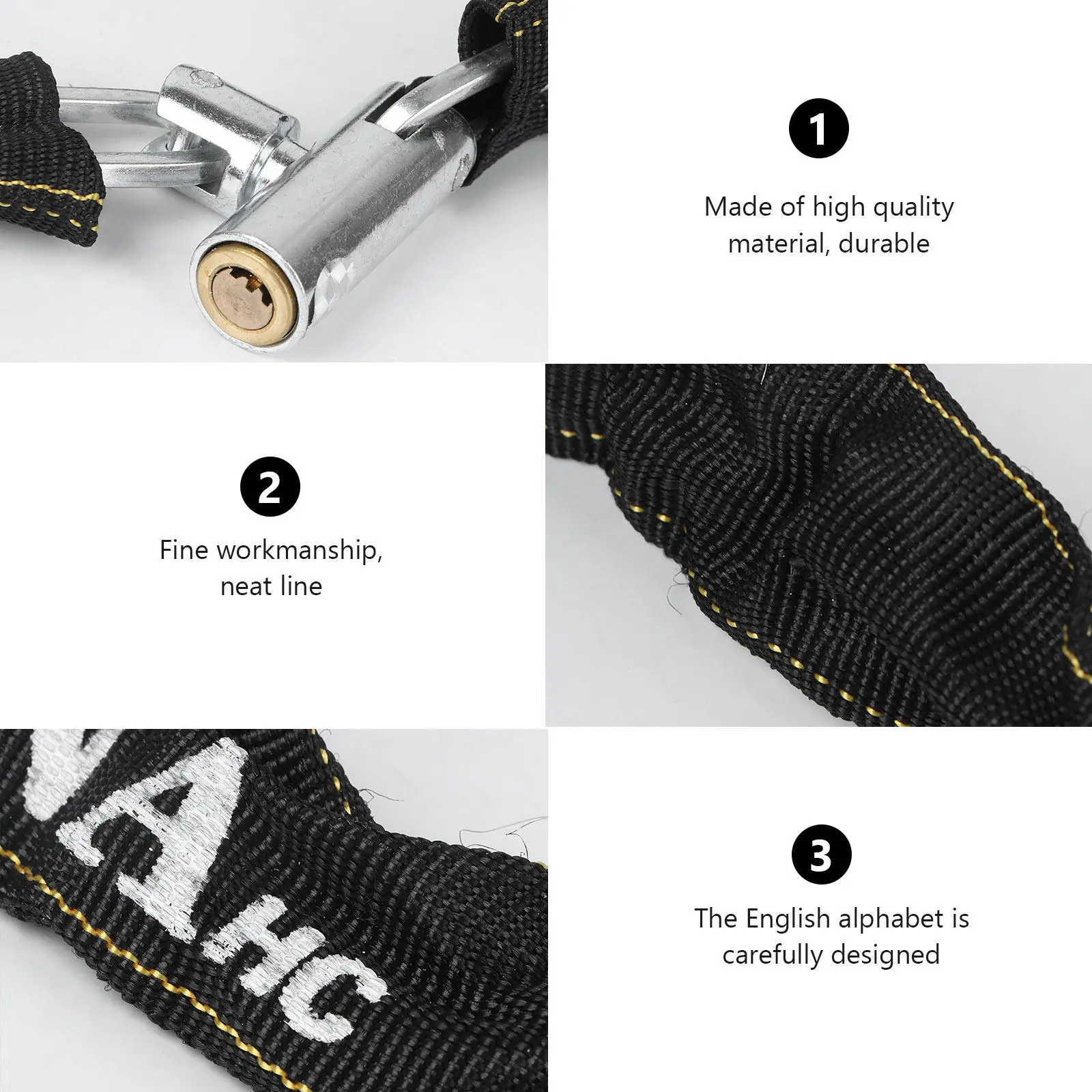 Надежный цепной замок для велосипедов, мотоциклов, ворот, решеток, инструментов, лестниц. Надежный уличный замок. Аксессуары для велосипедов.
Надежный цепной замок для велосипедов, мотоциклов, ворот, решеток, инструментов, лестниц. Надежный уличный замок. Аксессуары для велосипедов.