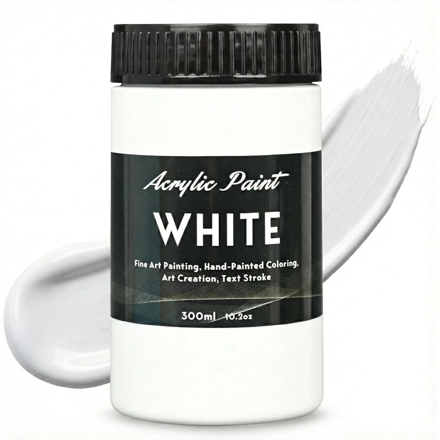 Titanium White Acrylic Paint 300ml 10.2oz High Coverage Opaque Lightfast For Canvas Paper Wood MDF Crafts Beginners And Artists
Titanium White Acrylic Paint 300ml 10.2oz High Coverage Opaque Lightfast For Canvas Paper Wood MDF Crafts Beginners And Artists