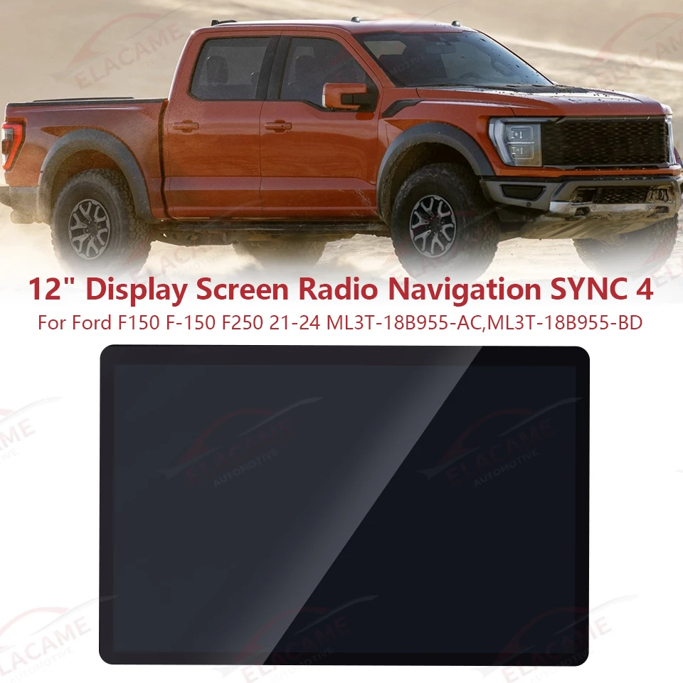 12 inch For 2021-24 Ford LCD Display Touch Screen Digitizer SYNC4 ML3T18B955AF LS120M5LX02 A B For F150 EXPLORER Mustang
12 inch For 2021-24 Ford LCD Display Touch Screen Digitizer SYNC4 ML3T18B955AF LS120M5LX02 A B For F150 EXPLORER Mustang