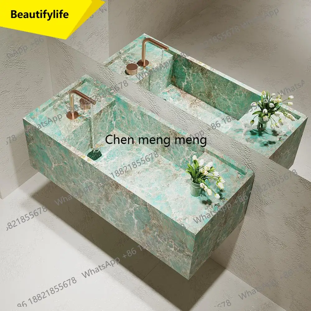 A53 Ice Silk Sapphire Bathroom Vanity: Thin-edged quartz stone sink with built-in design and customized depth
A53 Ice Silk Sapphire Bathroom Vanity: Thin-edged quartz stone sink with built-in design and customized depth