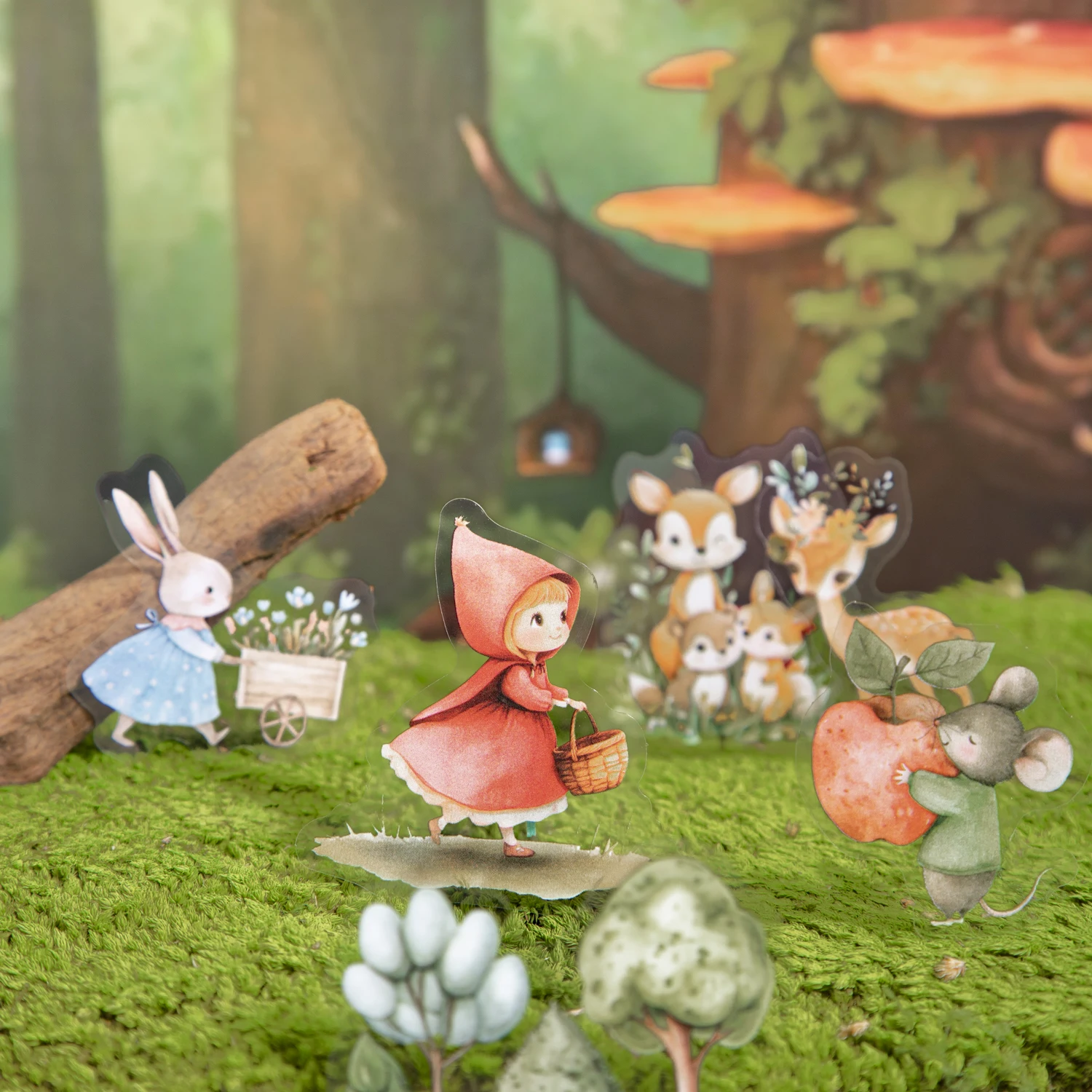 The Story of Girl Series Cute Flower Character Fairy Tale Landscape PET Sticker Creative DIY Journal Material Collage Stationery
The Story of Girl Series Cute Flower Character Fairy Tale Landscape PET Sticker Creative DIY Journal Material Collage Stationery
