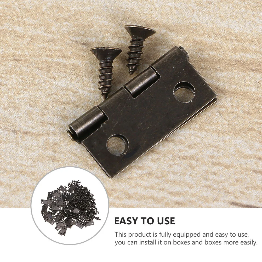 100 шт. пружинных самозакрывающихся мини-металлических петель, автоматические петли для шкатулок, петли для ювелирных коробок, железные петли с винтами, пружинные петли, филлетные петли
100 шт. пружинных самозакрывающихся мини-металлических петель, автоматические петли для шкатулок, петли для ювелирных коробок, железные петли с винтами, пружинные петли, филлетные петли