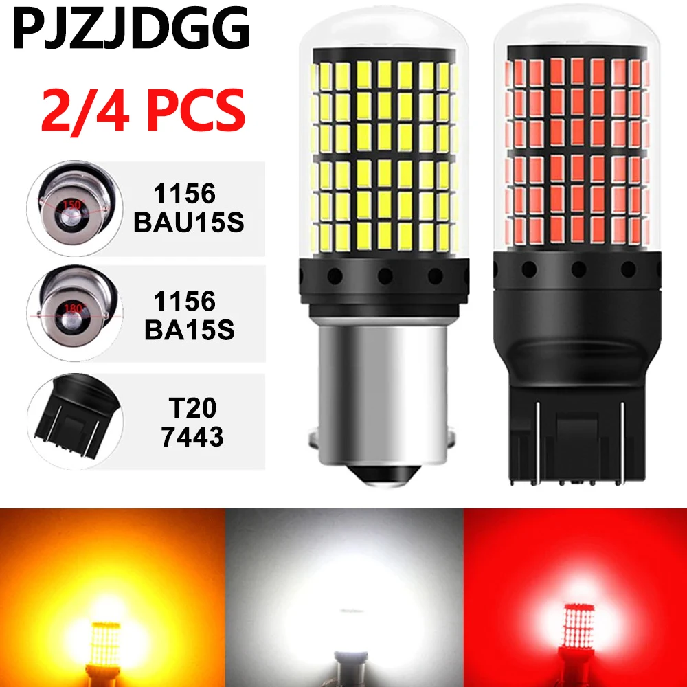 2/4PCS 1156 7443 BA15S BAU15D W21W Super Bright Car Tail Brake Parking Turn Signal Lights LED Bulbs CANBUS 15W 12V 6500K White
2/4PCS 1156 7443 BA15S BAU15D W21W Super Bright Car Tail Brake Parking Turn Signal Lights LED Bulbs CANBUS 15W 12V 6500K White