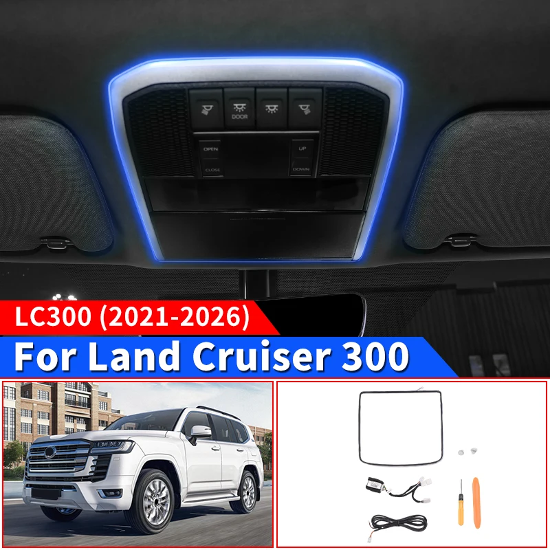 For Toyota Land Cruiser LC300 2022-2026 Reading Light Ambient Lamp LED Interior Roof Light Upgrade Modification Accessories
For Toyota Land Cruiser LC300 2022-2026 Reading Light Ambient Lamp LED Interior Roof Light Upgrade Modification Accessories