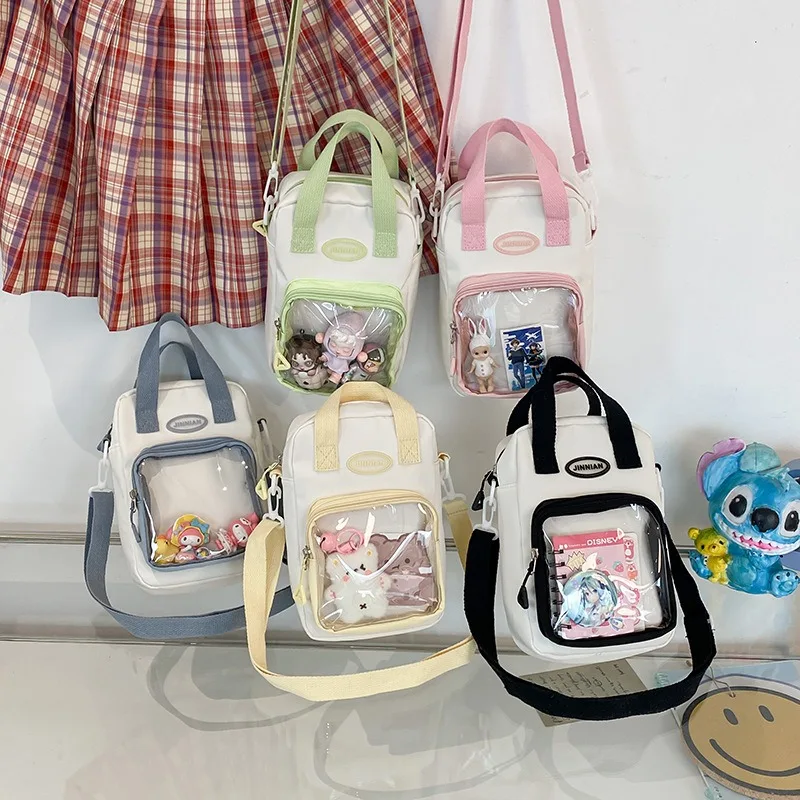 Women Mini Tote Transparent Itabag Girls Y2K Japanese Harajuku Small Crossbody Bags Back School Shoulder Bag Purses and Handbags
Women Mini Tote Transparent Itabag Girls Y2K Japanese Harajuku Small Crossbody Bags Back School Shoulder Bag Purses and Handbags