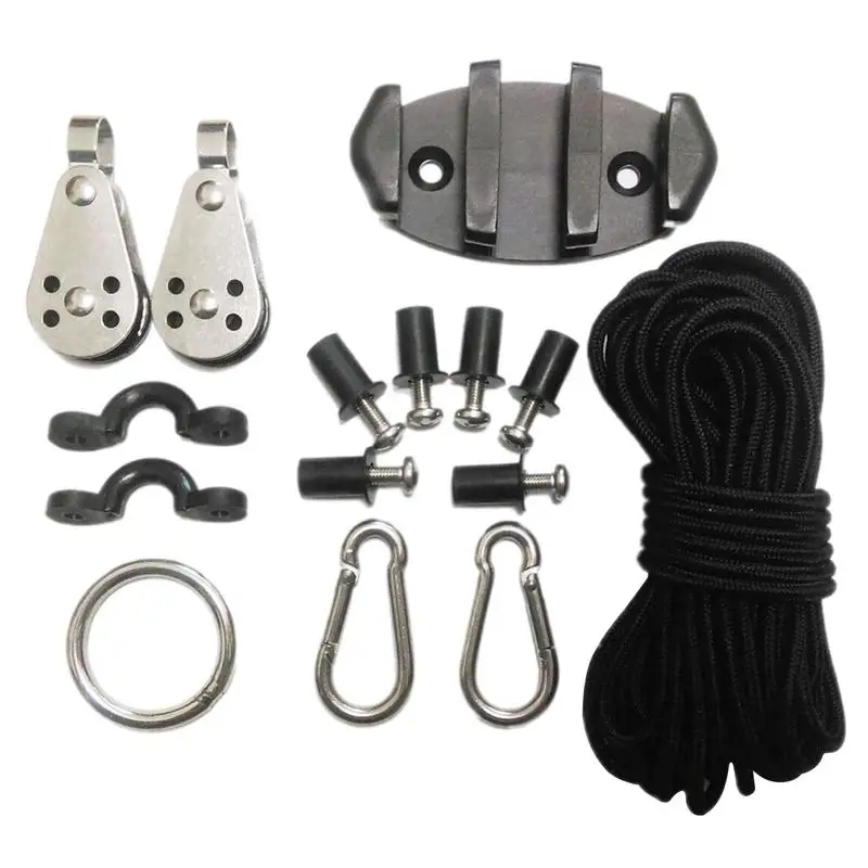 Kayak Anchor Stabilization Kit Strong Universal Durable Rope Buckle Set With Stainless Steel Ring Screws Buckle Boat Accessories
Kayak Anchor Stabilization Kit Strong Universal Durable Rope Buckle Set With Stainless Steel Ring Screws Buckle Boat Accessories