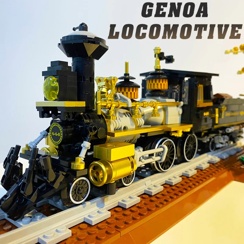 Creative Retro Steam Train Railway Building Blocks Genoa West Classic Locomotive Vehicle Bricks MOC Toys Christmas Gifts For Kid
Creative Retro Steam Train Railway Building Blocks Genoa West Classic Locomotive Vehicle Bricks MOC Toys Christmas Gifts For Kid