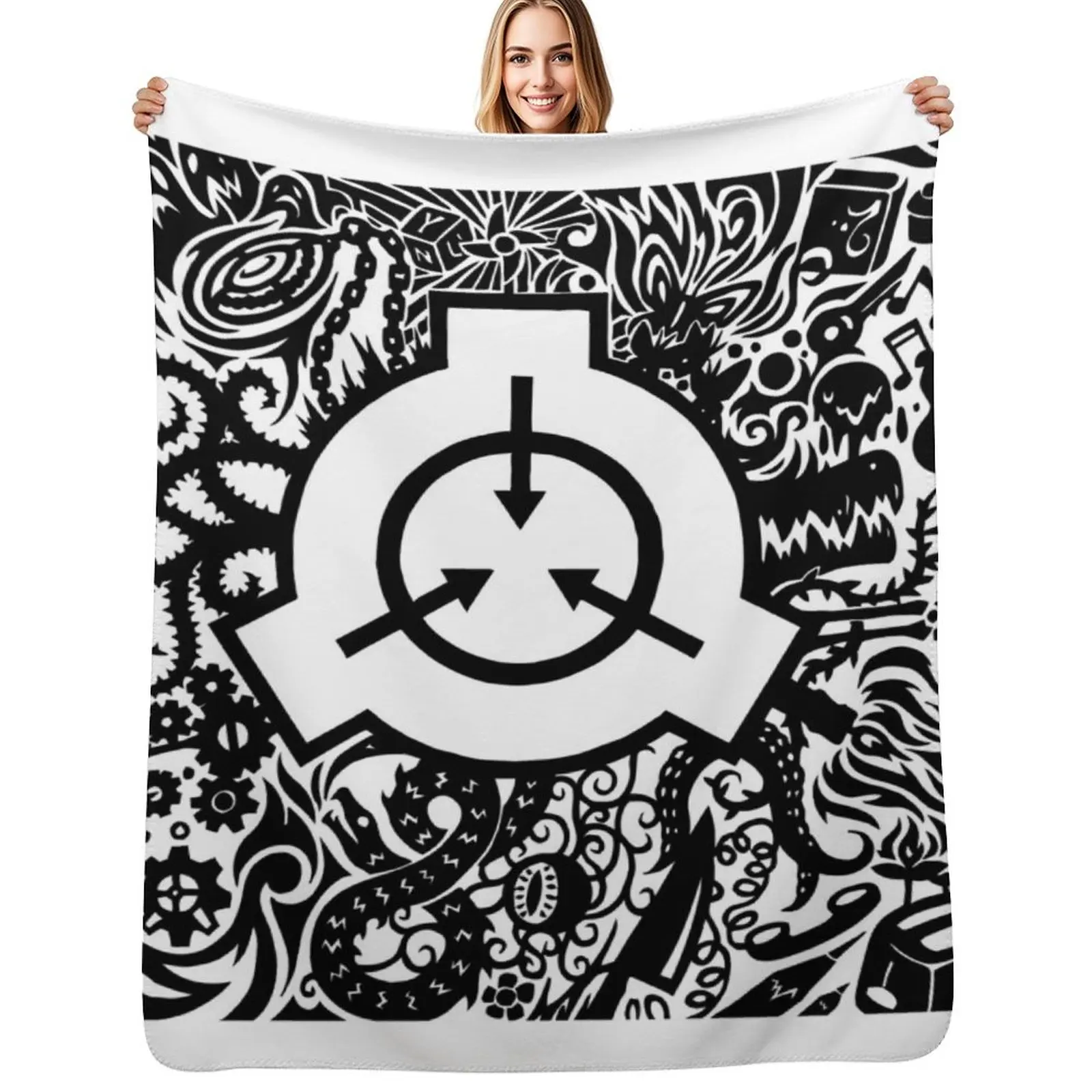 SCP - Foundation Logo Throw Blanket Multi Purpose Soft Warm Blanket for Home Travel
SCP - Foundation Logo Throw Blanket Multi Purpose Soft Warm Blanket for Home Travel