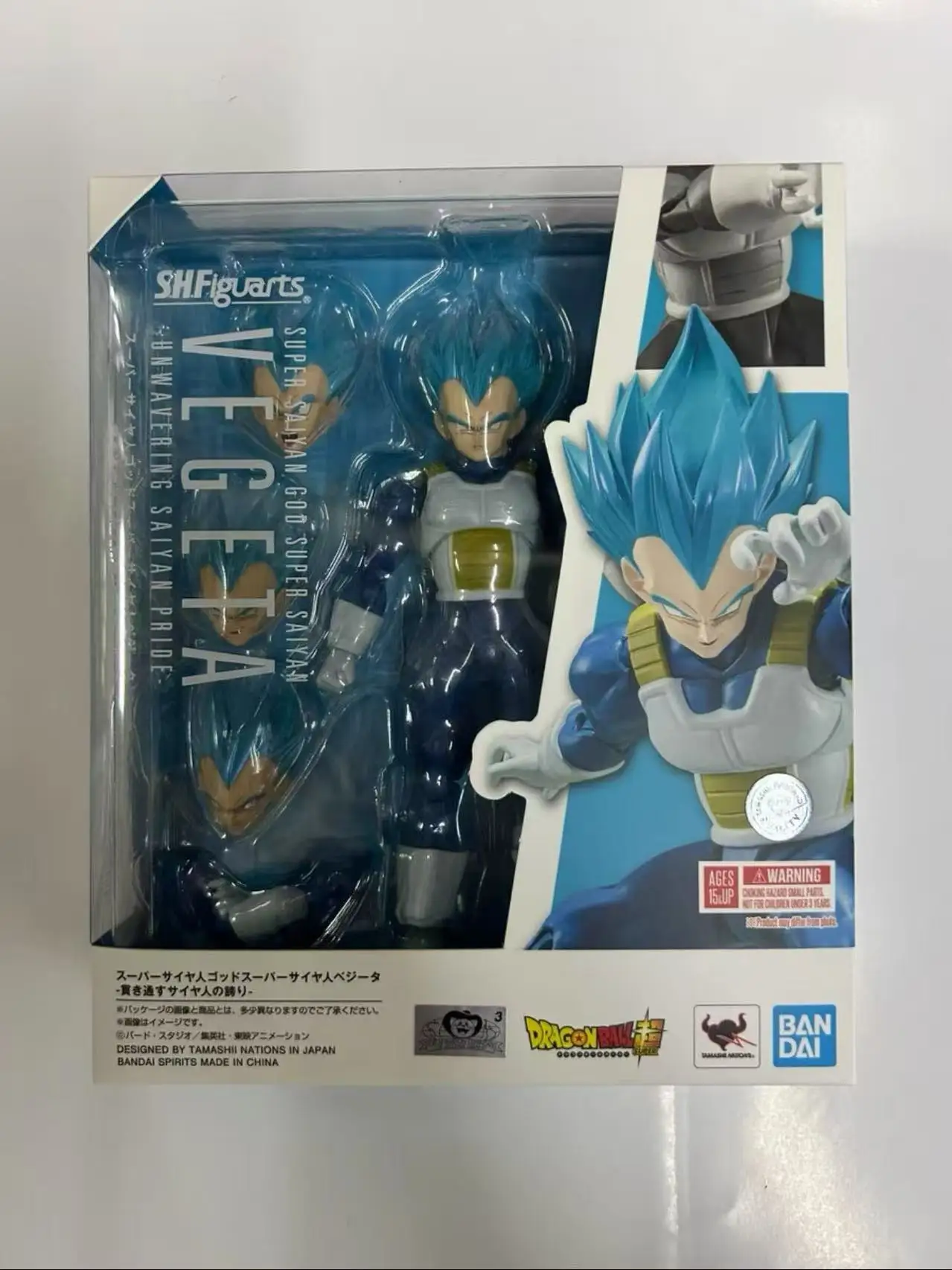 Bandai SHF Blue Hair Vegeta Implement The Pride of Saiyan Super Saiyan God Figure
Bandai SHF Blue Hair Vegeta Implement The Pride of Saiyan Super Saiyan God Figure