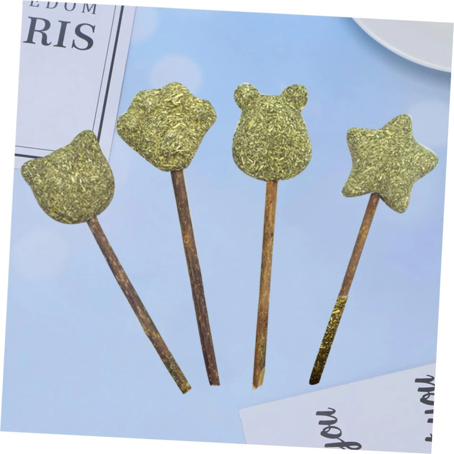 Exciting and Durable Set of 4 Wooden Lollipop Chew Toys for Fun-loving Pet Kittens - Entertaining and Long-lasting! Enjoy Endles
Exciting and Durable Set of 4 Wooden Lollipop Chew Toys for Fun-loving Pet Kittens - Entertaining and Long-lasting! Enjoy Endles
