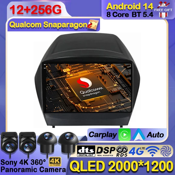 Android 14 Car Radio For Hyundai Tucson 2 LM IX35 2009 - 2015 Multimedia Stereo Video Player GPS Carplay Auto Navi 4G WIFI QLED
Android 14 Car Radio For Hyundai Tucson 2 LM IX35 2009 - 2015 Multimedia Stereo Video Player GPS Carplay Auto Navi 4G WIFI QLED