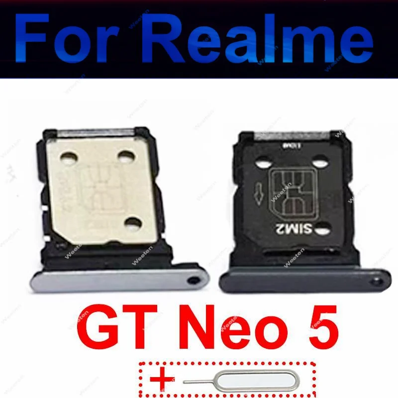 SIM Card Tray For Realme GT Neo 5 Sim Card Tray Slot Micro SD Card Reader Holder Adapter Replacement Repair Parts Black White
SIM Card Tray For Realme GT Neo 5 Sim Card Tray Slot Micro SD Card Reader Holder Adapter Replacement Repair Parts Black White
