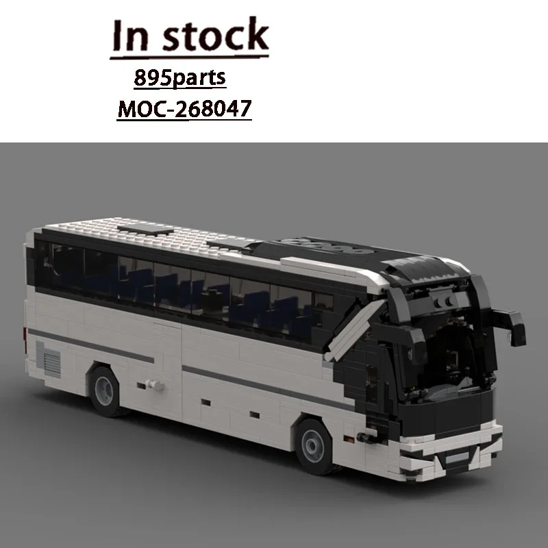 MOC-268047 Urban Road Traffic Bus Building Block Model, 895 Pieces, Creative Toy for Boys, Kids' Birthday and Christmas Gift
MOC-268047 Urban Road Traffic Bus Building Block Model, 895 Pieces, Creative Toy for Boys, Kids' Birthday and Christmas Gift