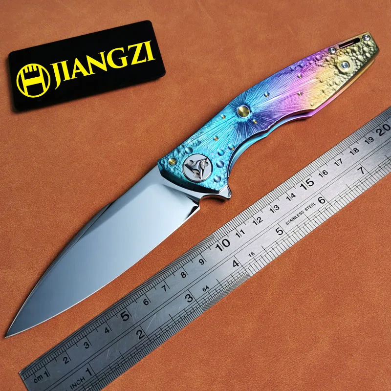 new folding knife craft M390 titanium high quality outdoor pocket camping tool couteaux Carbon Mirror sharper Fruit knives
new folding knife craft M390 titanium high quality outdoor pocket camping tool couteaux Carbon Mirror sharper Fruit knives