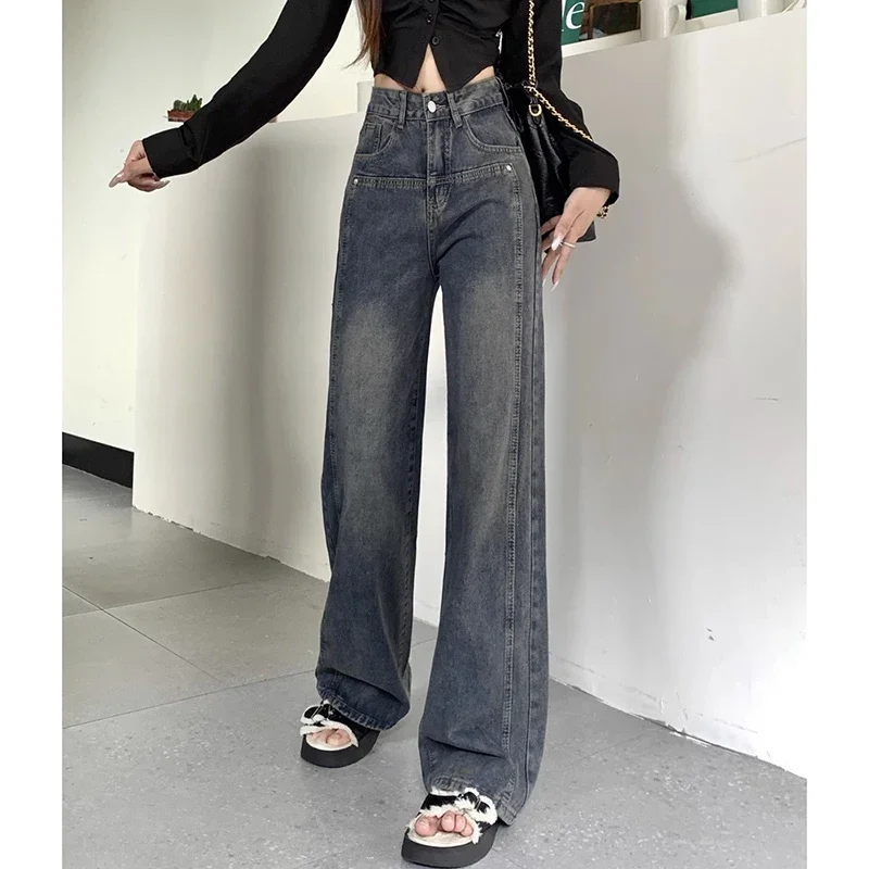 Female Narrow Straight Leg Denim Pants Summer Lady Korean Version Designer Jeans Trousers Girls Fashion High Waisted Jeans Pants
Female Narrow Straight Leg Denim Pants Summer Lady Korean Version Designer Jeans Trousers Girls Fashion High Waisted Jeans Pants